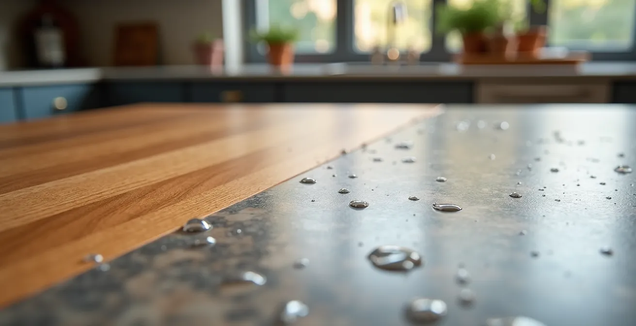 Comparaison visuelle entre rénovations luxueuses et pratiques dans un logement